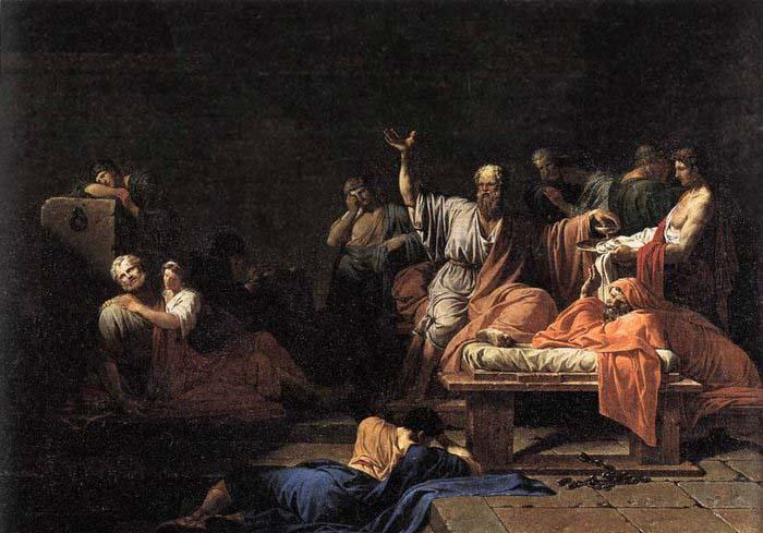 unknow artist The Death of Socrates oil painting picture